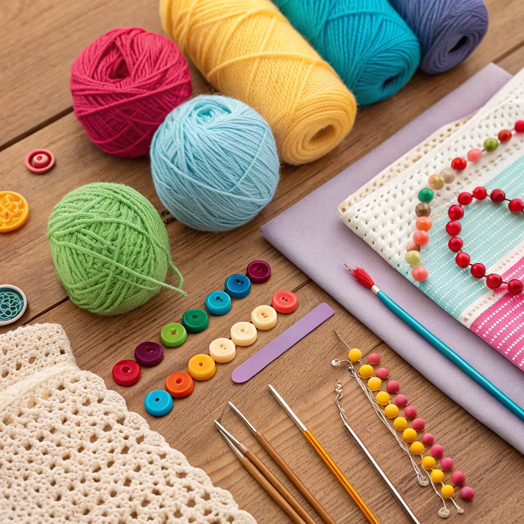 Assorted Handicraft Supplies