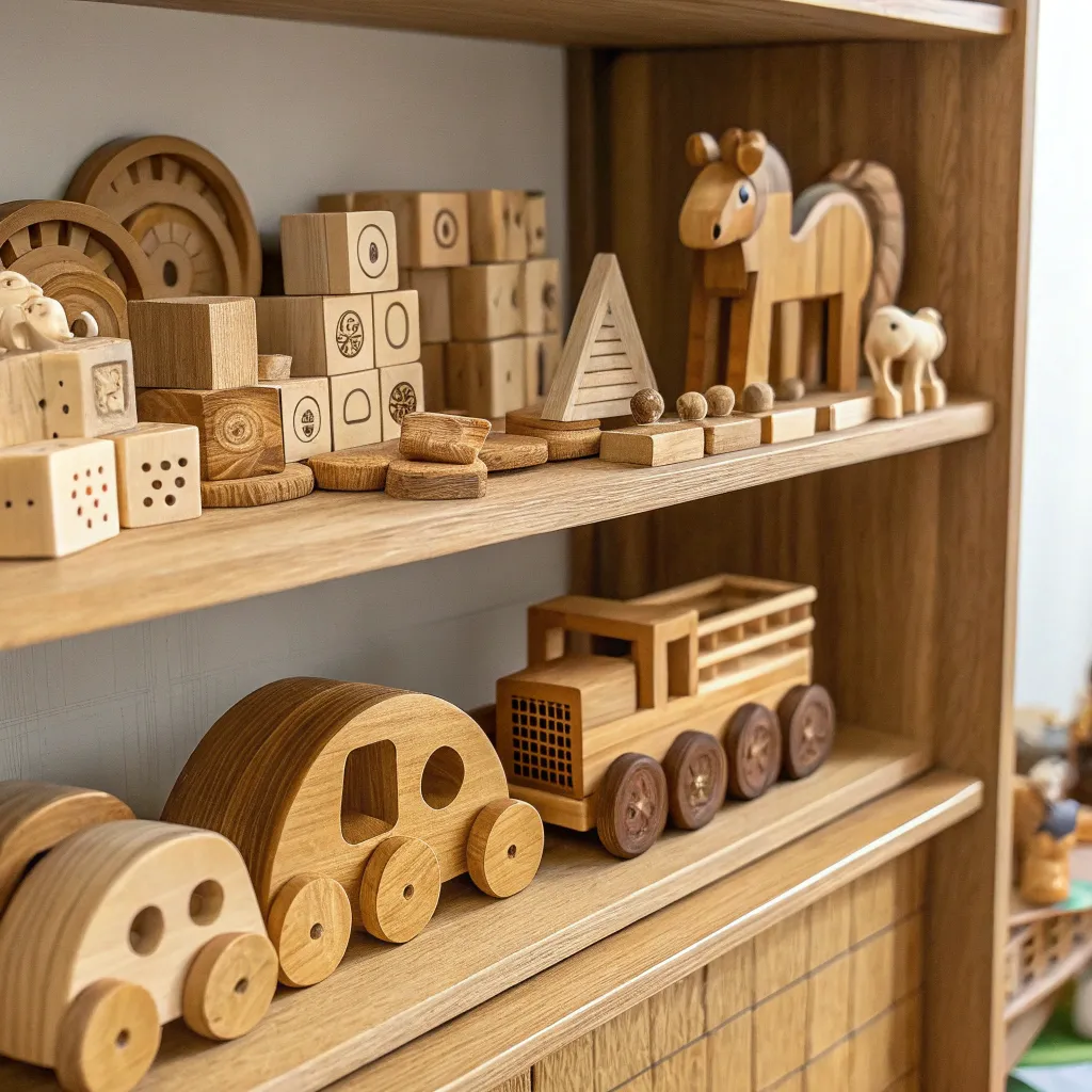 Wooden toys collection